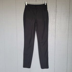 Lululemon City Sleek 5 Pocket Black Straight-Leg Pants Trousers. Size 2